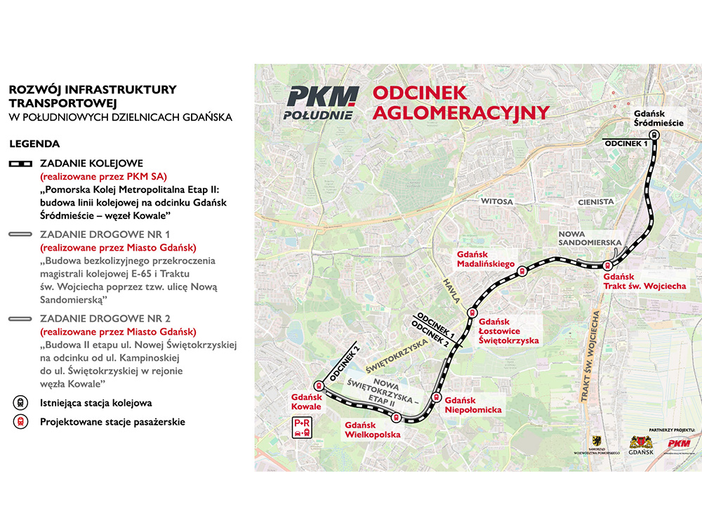 PKM Południe and the development of infrastructure in southern Gdansk
