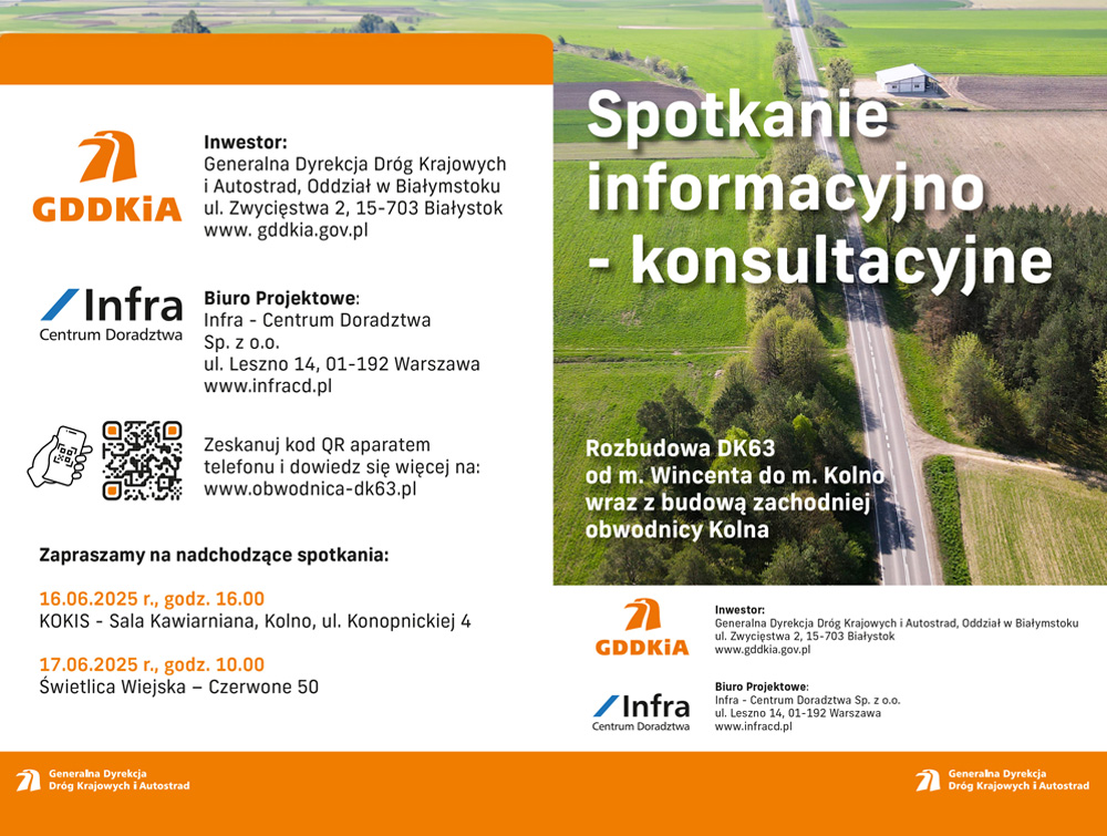 Expansion of DK63 and the western bypass of Kolno